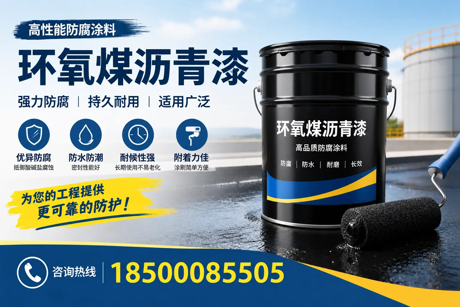 环氧煤沥青漆的施工步骤详解，保定装修必备知识
